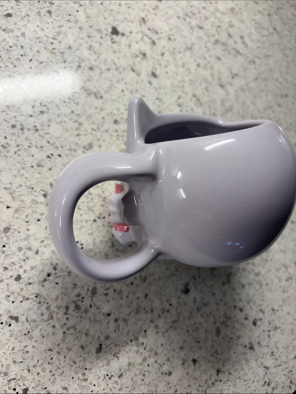 Disney Emperor’s New Groove Yzma Cat Ceramic Mug with Pink Bottle Accent